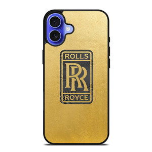 ROLLS ROYCE LOGO GOLD iPhone 16 Case Cover