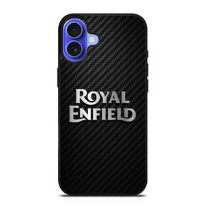 ROYAL ENFIELD CARBON LOGO iPhone 16 Case Cover