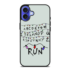 RUN STRANGER LIGHTS iPhone 16 Case Cover