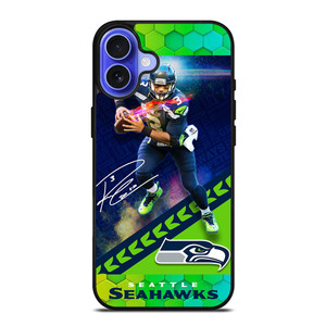 RUSSELL WILSON SEATTLE SEAHAWKS iPhone 16 Case Cover