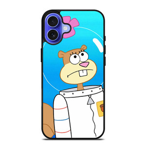 SANDY CHEEKS CARTOON iPhone 16 Case Cover SANDY CHEEKS CARTOON iPhone 16 Case Cover