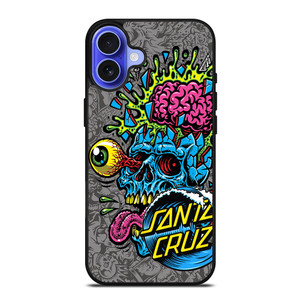SANTA CRUZ SKATEBOARDS SKULL iPhone 16 Case Cover