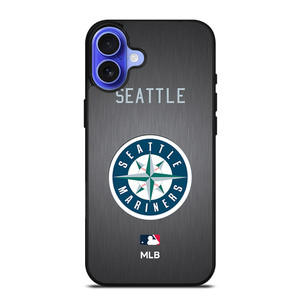 SEATTLE MARINERS MLB LOGO 2 iPhone 16 Case Cover SEATTLE MARINERS MLB LOGO 2 iPhone 16 Case Cover