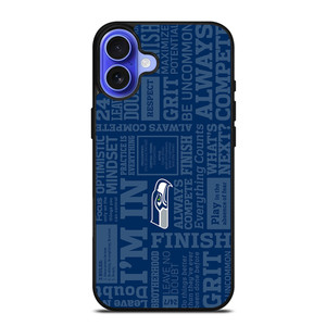SEATTLE SEAHAWKS MANTRA iPhone 16 Case Cover SEATTLE SEAHAWKS MANTRA iPhone 16 Case Cover
