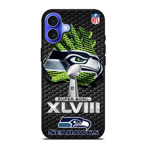 SEATTLE SEAHAWKS SUPER BOWL 48 iPhone 16 Case Cover SEATTLE SEAHAWKS SUPER BOWL 48 iPhone 16 Case Cover