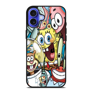 SPONGEBOB CHARACTER iPhone 16 Case Cover SPONGEBOB CHARACTER iPhone 16 Case Cover