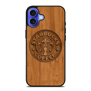 STARBUCKS COFFEE WOODEN iPhone 16 Case Cover