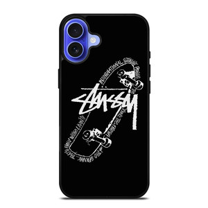 STUSSY SKATE iPhone 16 Case Cover STUSSY SKATE iPhone 16 Case Cover