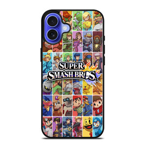 SUPER SMASH BROS CHARACTER iPhone 16 Case Cover SUPER SMASH BROS CHARACTER iPhone 16 Case Cover