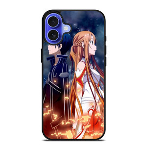 SWORD ART ONLINE KIRITO AND ASUNA 2 iPhone 16 Case Cover SWORD ART ONLINE KIRITO AND ASUNA 2 iPhone 16 Case Cover
