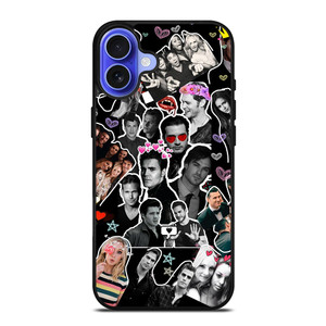 THE VAMPIRE DIARIES COLLAGE iPhone 16 Case Cover THE VAMPIRE DIARIES COLLAGE iPhone 16 Case Cover