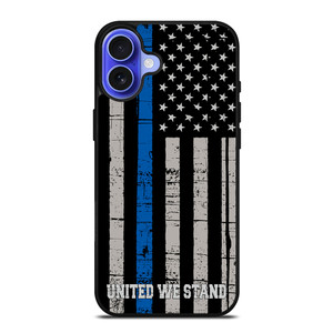 THIN BLUE LINE WE STAND iPhone 16 Case Cover
