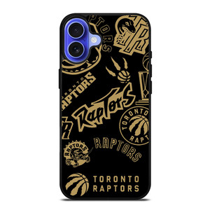 TORONTO RAPTORS LOGO COLLAGE iPhone 16 Case Cover TORONTO RAPTORS LOGO COLLAGE iPhone 16 Case Cover