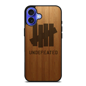 UNDEFEATED WOODEN iPhone 16 Case Cover UNDEFEATED WOODEN iPhone 16 Case Cover