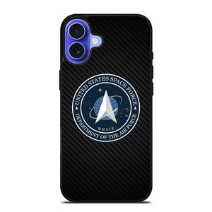 UNITED STATES SPACE CORPS USSC CARBON LOGO iPhone 16 Case Cover