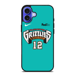 VANCOUVER GRIZZLIES JERSEY iPhone 16 Case Cover VANCOUVER GRIZZLIES JERSEY iPhone 16 Case Cover