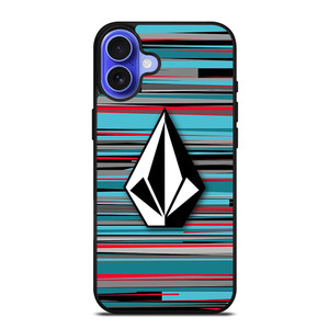 VOLCOM STRIPE LOGO iPhone 16 Case Cover VOLCOM STRIPE LOGO iPhone 16 Case Cover
