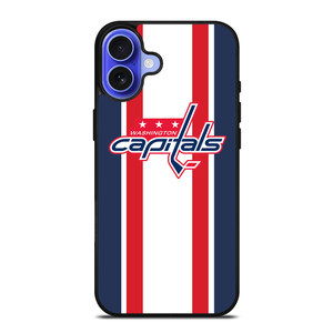 WASHINGTON CAPITALS STRIPE iPhone 16 Case Cover