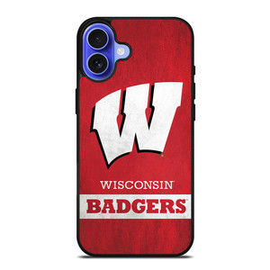 WISCONSIN BADGERS 3 iPhone 16 Case Cover WISCONSIN BADGERS 3 iPhone 16 Case Cover