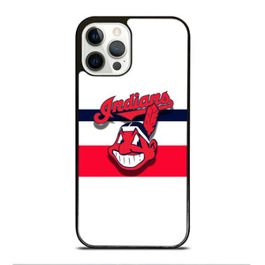 CLEVELAND INDIANS STRIPE LOGO iPhone 12 Pro Case Cover
