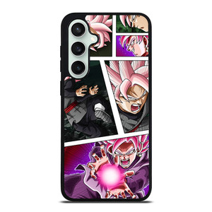 BLACK GOKU SS ROSE COLLAGE Samsung Galaxy S23 FE Case Cover