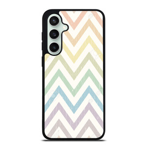 CHEVRON PATTERN RAINBOW COLOR Samsung Galaxy S23 FE Case Cover