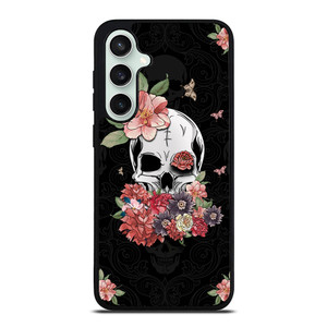FLORAL SKULL Samsung Galaxy S23 FE Case Cover