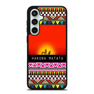 HAKUNA MATATA LION KING AZTEC 2 Samsung Galaxy S23 FE Case Cover