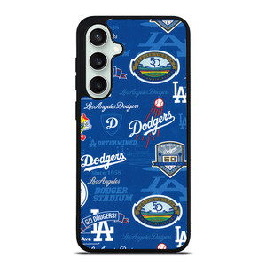 LOS ANGELES DODGERS LOGO COLLAGE Samsung Galaxy S23 FE Case Cover LOS ANGELES DODGERS LOGO COLLAGE Samsung Galaxy S23 FE Case Cover