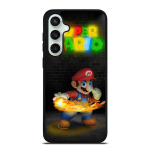 MARIO BROSS FIRE Samsung Galaxy S23 FE Case Cover MARIO BROSS FIRE Samsung Galaxy S23 FE Case Cover