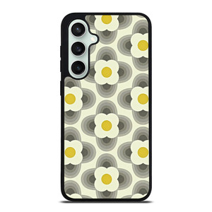 ORLA KIELY GREY PETAL Samsung Galaxy S23 FE Case Cover ORLA KIELY GREY PETAL Samsung Galaxy S23 FE Case Cover