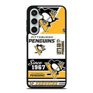 PITTSBURGH PENGUINS LOGO COLLAGE Samsung Galaxy S23 FE Case Cover PITTSBURGH PENGUINS LOGO COLLAGE Samsung Galaxy S23 FE Case Cover