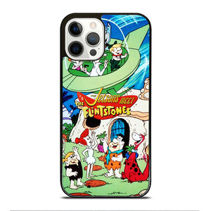 JETSONS MEET FLINTSTONES 2 iPhone 12 Pro Case Cover