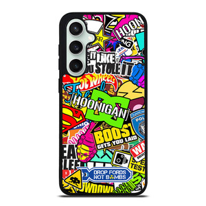 STICKER BOMB DC HOONIGAN Samsung Galaxy S23 FE Case Cover