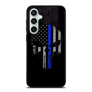 THIN BLUE LINE PUNISHER BLACK Samsung Galaxy S23 FE Case Cover THIN BLUE LINE PUNISHER BLACK Samsung Galaxy S23 FE Case Cover