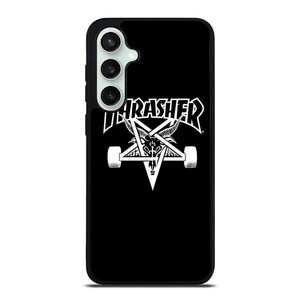 THRASER SKATEBOARD BLACK Samsung Galaxy S23 FE Case Cover