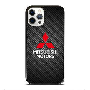 MITSUBISHI MOTORS CARBON LOGO iPhone 12 Pro Case Cover