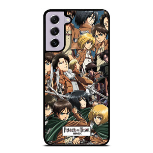 ATTACK ON TITAN ALL CHARACTER Samsung Galaxy S21 FE Case Cover ATTACK ON TITAN ALL CHARACTER Samsung Galaxy S21 FE Case Cover