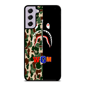BAPE CAMO SHARK WGM Samsung Galaxy S21 FE Case Cover