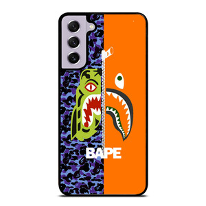 BAPE CAMO SHARK ZIPPER Samsung Galaxy S21 FE Case Cover BAPE CAMO SHARK ZIPPER Samsung Galaxy S21 FE Case Cover