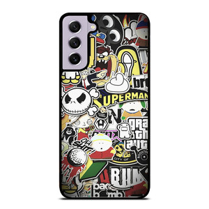 BAPE STICKER BOMB Samsung Galaxy S21 FE Case Cover