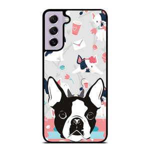 BOSTON TERRIER DOG 3 Samsung Galaxy S21 FE Case Cover