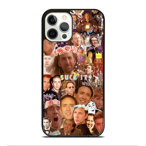 NICOLAS CAGE COLLAGE 2 iPhone 12 Pro Case Cover NICOLAS CAGE COLLAGE 2 iPhone 12 Pro Case Cover