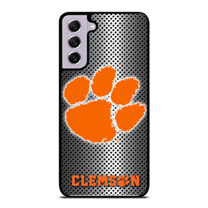 CLEMSON TIGERS METAL Samsung Galaxy S21 FE Case Cover
