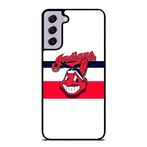 CLEVELAND INDIANS STRIPE LOGO Samsung Galaxy S21 FE Case Cover CLEVELAND INDIANS STRIPE LOGO Samsung Galaxy S21 FE Case Cover
