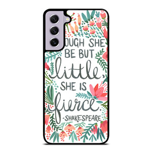 FLORAL SHAKESPEARE QUOTE Samsung Galaxy S21 FE Case Cover