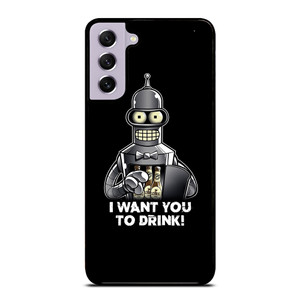 FUTURAMA BENDER I WANT YOU TO DRINK Samsung Galaxy S21 FE Case Cover FUTURAMA BENDER I WANT YOU TO DRINK Samsung Galaxy S21 FE Case Cover