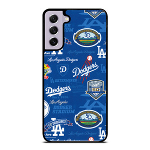 LOS ANGELES DODGERS LOGO COLLAGE Samsung Galaxy S21 FE Case Cover