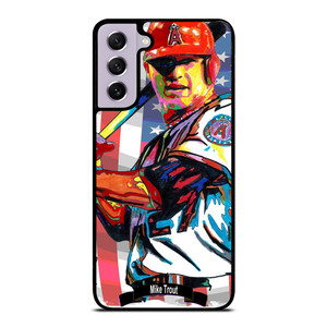 MIKE TROUT LOS ANGELES ANGELS BASEBALL Samsung Galaxy S21 FE Case Cover MIKE TROUT LOS ANGELES ANGELS BASEBALL Samsung Galaxy S21 FE Case Cover