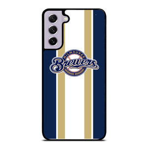 MILWAUKEE BREWERS STRIPE Samsung Galaxy S21 FE Case Cover MILWAUKEE BREWERS STRIPE Samsung Galaxy S21 FE Case Cover